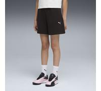 PUMA Shorts a vita alta Essentials da ragazza, Abbigliamento, Nero, 11-12Y 11-12Y