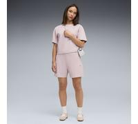 PUMA Shorts a vita alta Essentials Elevated da donna, Accessori, Rosa, L L
