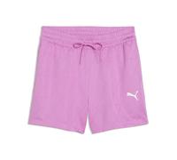 PUMA Shorts a Vita Alta in Jersey Sport 4" da Donna L, Mauve Pop Pink