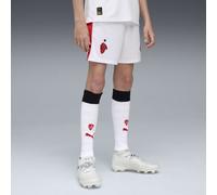 PUMA Shorts AC Milan 25/26 per ragazzi, Abbigliamento, Bianco/Rosso, 5-6Y 5-6Y