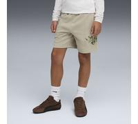 PUMA Shorts camo Essentials da ragazza, Accessori, Beige, 11-12Y 11-12Y