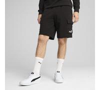 PUMA Shorts cargo Essentials con logo N. 1 da 10" da uomo, Abbigliamento, Nero, XS XS