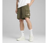 PUMA Shorts cargo in tessuto Essentials con logo N. 1 da 9" da uomo, Abbigliamento, Loden Verde, XS XS