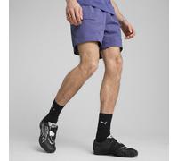 PUMA Shorts cargo WARDROBE ESS vestibilità comoda da 6" da uomo, Abbigliamento, Blu Crystal, XS XS
