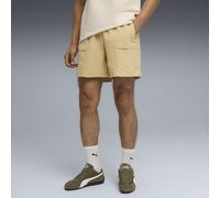 PUMA Shorts cargo WARDROBE ESS vestibilità comoda da 6" da uomo, Abbigliamento, Nero, M M