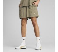 PUMA Shorts cargo WARDROBE ESS vestibilità comoda da 6" da uomo, Abbigliamento, Velvet Moss, M M