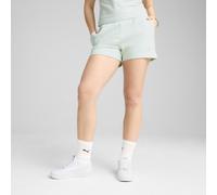 PUMA Shorts con logo ESS N. 1 da 4” da donna, Abbigliamento, Peaceful Blu, XS XS