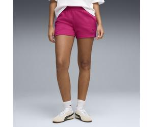 PUMA Shorts con logo Essentials Cat 4” da donna, Abbigliamento, Rosa, S S