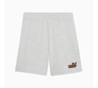 Puma Shorts con logo Essentials Lab Jr Pantaloncini Bermuda da bambino Grey
