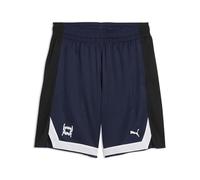 PUMA Shorts da Basket in Mesh Fundamentals 8" da Uomo M, Navy Blue