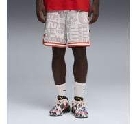 PUMA Shorts da basket Out Of Practice dal taglio morbido da uomo, Accessori, Grigio, M M