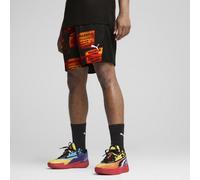 PUMA Shorts da basket Scoot Caution All Jaws da uomo, Accessori, Nero, L L