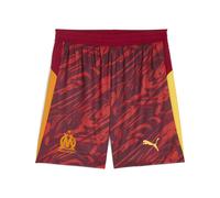 PUMA Shorts da portiere Olympique de Marseille 25/26 da uomo, Sport, Dark Crimson/Sunny Giallo/Dark Poppy, XL XL