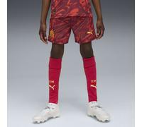 PUMA Shorts da portiere Olympique de Marseille 25/26 per ragazzi, Abbigliamento, Dark Crimson/Sunny Giallo/Dark Poppy, 7-8Y 7-8Y