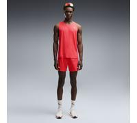 PUMA Shorts da running Dreamrun dryCELL 5" da uomo, Abbigliamento, Rosso, L L