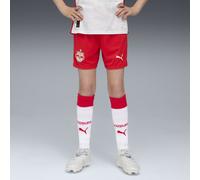 PUMA Shorts FC Rosso Bull Salzburg 25/26 per ragazzi, Abbigliamento, Rosso/Bianco, 13-14Y 13-14Y