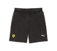PUMA Shorts felpati Scuderia Ferrari Sportswear per ragazzi, Ferrari, Nero, 9-10Y 9-10Y