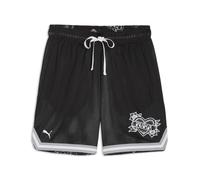 PUMA Shorts in maglia reversibile Swish N' Ink 7" da uomo, Accessori, Nero, 3XL 3XL
