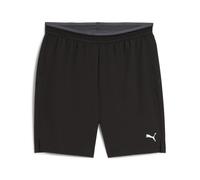 PUMA Pantaloni sportivi nero / bianco, Taglia S