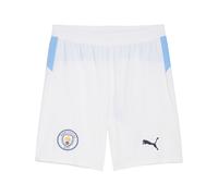 PUMA Pantaloni sportivi 'Manchester City 25/26' blu / blu chiaro / nero / bianco, Taglia M