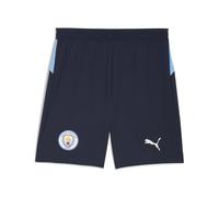 PUMA MCFC Shorts Replica Pantaloncini in Maglia, Deep Navy-Team Azzurro, L Uomo