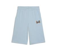 Puma Mid90s Long Relaxed Fit Sweat Shorts Blu 7-8 Years Ragazza