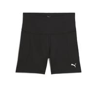 PUMA Shorts stretti a vita alta 5" CLOUDSPUN da donna, Sport, Nero/Bianco, S S