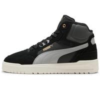 PUMA Shuffle Downtown Mid WTR, Scarpe da Ginnastica Unisex-Adulto, Nero Grigio Echo Oro, 38.5 EU