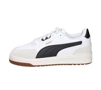 PUMA Sneakers Shuffle Downtown unisex, Scarpe, Bianco/Nero/Vapor Grigio, 37.5 37.5