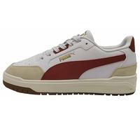 Puma Unisex Shuffle Downtown OgSneaker, Puma Bianco Bordeaux Rosso Puma Oro, 43 EU