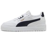 PUMA Shuffle Downtown, Scarpe da Ginnastica Unisex-Adulto, Bianco New Navy Gold, 35.5 EU