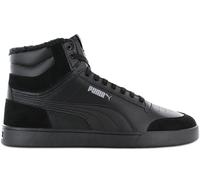 PUMA Shuffle Mid Fur, Scarpe da Ginnastica Unisex-Adulto, Schwarz Black Black Steel Gray, 44.5 EU