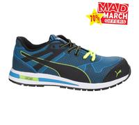 Puma Sicurezza Blaze Knit Basso Protettiva Lavoro Sicurezza Scarpe da Uomo Blu
