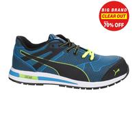 Puma Sicurezza Blaze Knit Basso Protettiva Lavoro Sicurezza Scarpe da Uomo Blu