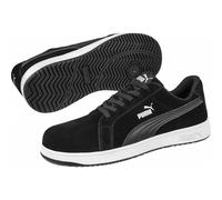 PUMA Sicurezza Scarpe ICONIC SUEDE BLACK LOW Anti-scivolo Traspirante S1PL ESD