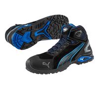 PUMA Sicurezza Stivali RIO BLACK MID Work Scarpe Anti-scivolo Impermeabile Pelle