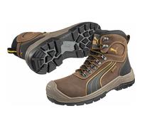 PUMA Sicurezza Stivali SIERRA NEVADA MID Impermeabile Punta Cap Intersuola Brown