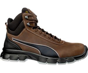 Puma Sicurezzaitscarpa Condor Brown Mid S3 ESD SRC Nero/Marrone EUR 45