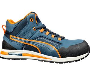 Puma Sicurezzaitscarpa Crosstwist Mid S3 HRO SRC Blu/Arancio EUR 47