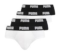 PUMA Slip da uomo, 100004633, confezione da 4, - 301 bianco/nero, S