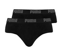 PUMA Brief 521030001 Slip bikini, Nero, M (Pacco da 2) Uomo