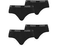 PUMA Slip da uomo senza intervento, confezione da 4, Nero , L