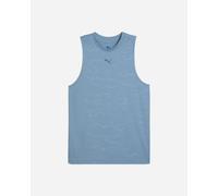 Puma Canotta Cloudspun Emboss Cool Blue da Uomo M Celeste