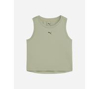 Puma Small Logo W - Canotta Training - Donna - Verde M