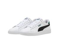 PUMA Smash 3.0 L Jr Sneaker, Bianco Nero-Verde Terrain, 39.5 EU