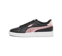 PUMA Sneaker Smash 3.0 L Star Glow Jr da Bambina, Puma Nero Peach Smoothie Puma Bianco, 38.5 EU