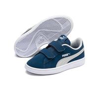 Puma Smash V2 Buck V PS - Sneaker Unisex Bambini, Blu (Gibraltar Sea-High Rise-Puma White 10), 30 EU