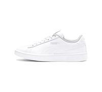 PUMA Smash v2 L Jr, Sneakers, Bianco White White, 38.5 EU