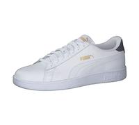 PUMA Smash V2 L, Sneakers Unisex - Adulto, Bianco Puma White Puma White Peacoat Puma Team Gold, 40 EU