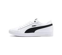 PUMA Smash Wns V2 L, Sneaker Donna, Bianco (White Black), 40.5 EU